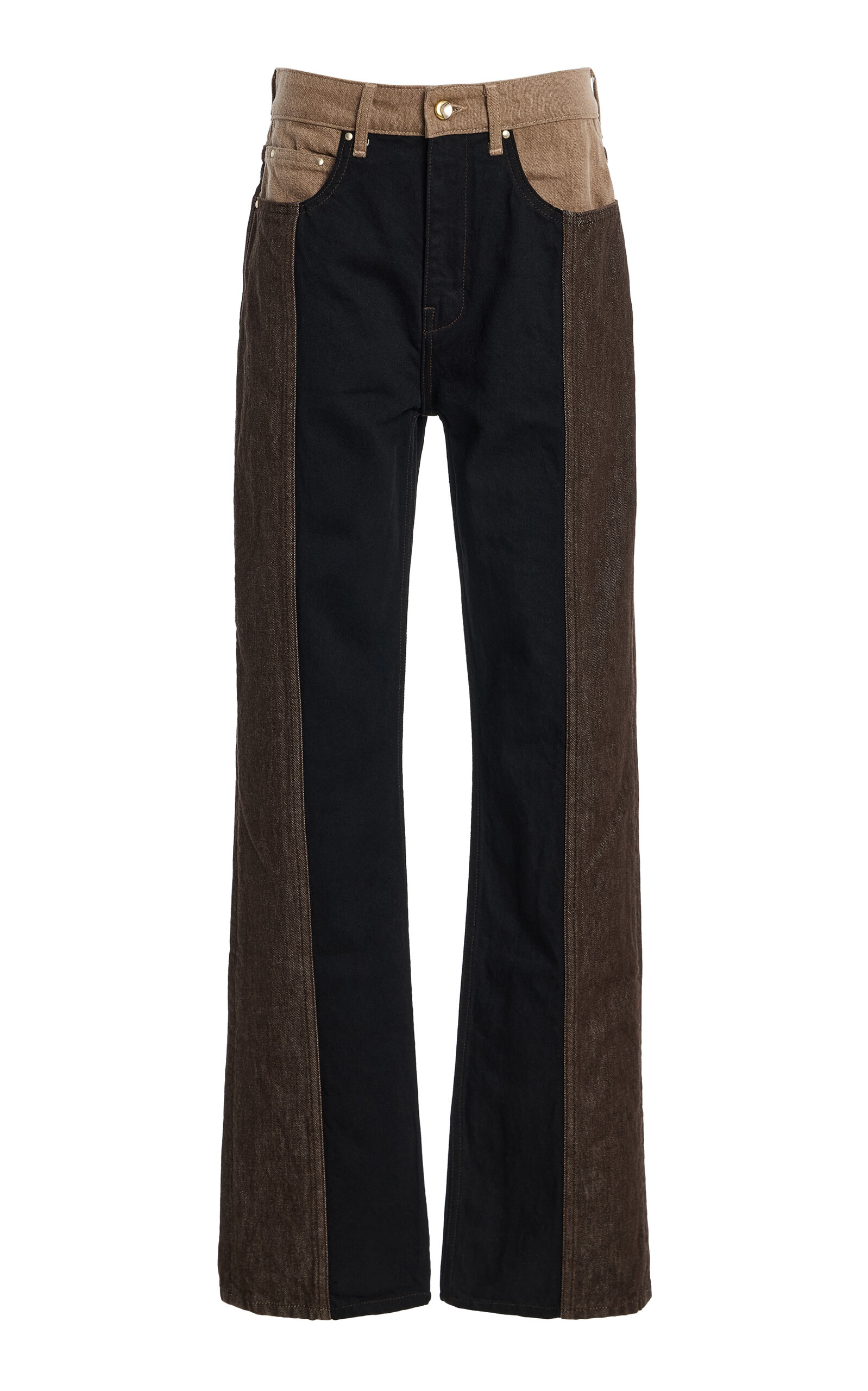 Jane Rigid Mid-Rise Straight-Leg Jeans - Moda Operandi