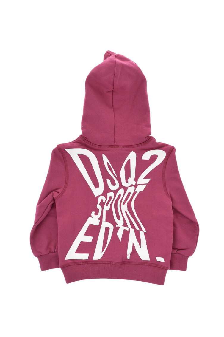 Girls Pink Logo Hoodie