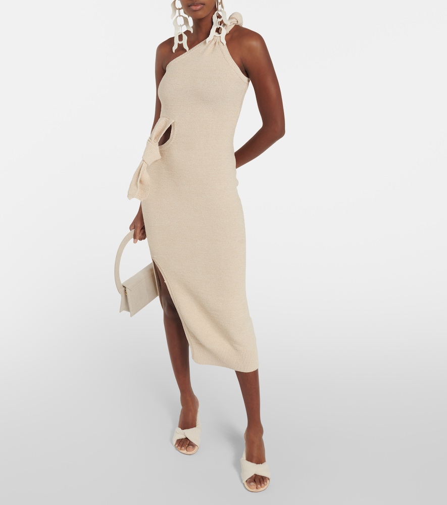 La Robe Maille Noeud midi dress