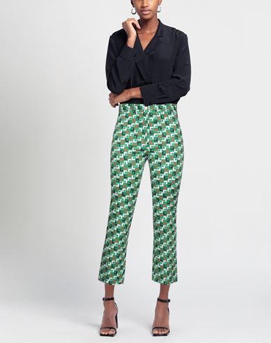Même By Giab's Woman Pants Green Size 4 Cotton, Elastane