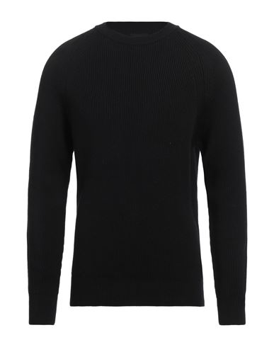 Alpha Studio Man Sweater Black Size 46 Wool