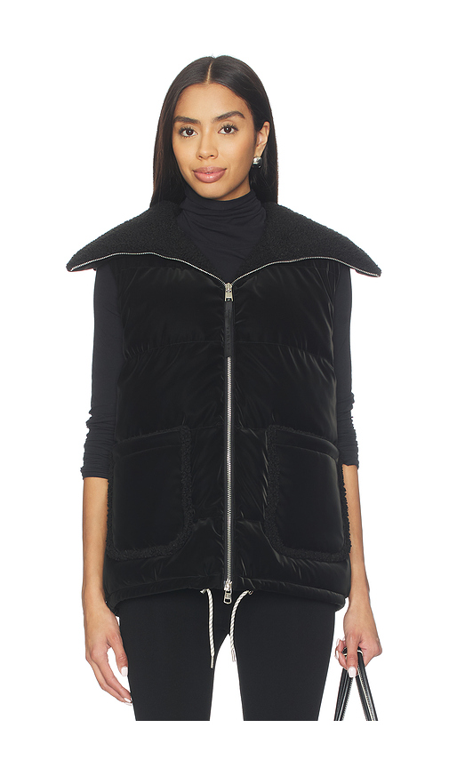 Varley Evie Puffer Gilet in Black. L. Also in M