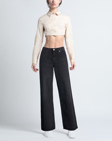 Woman Jeans Black Size 25 Organic cotton