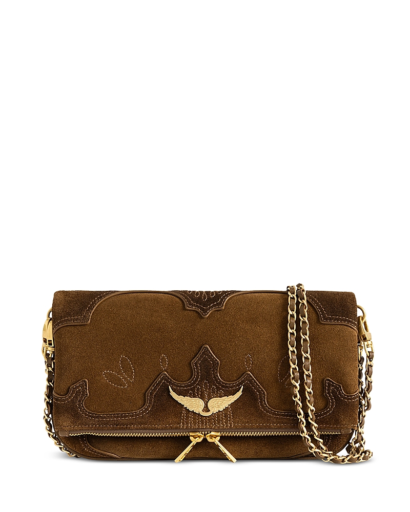 Rock Western Suede Clutch