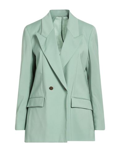 Marsēm Collection Woman Blazer Light green Size 8 Virgin Wool