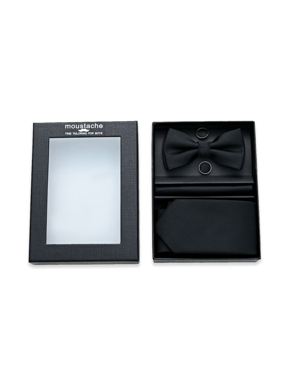 Lined tie set - Black
