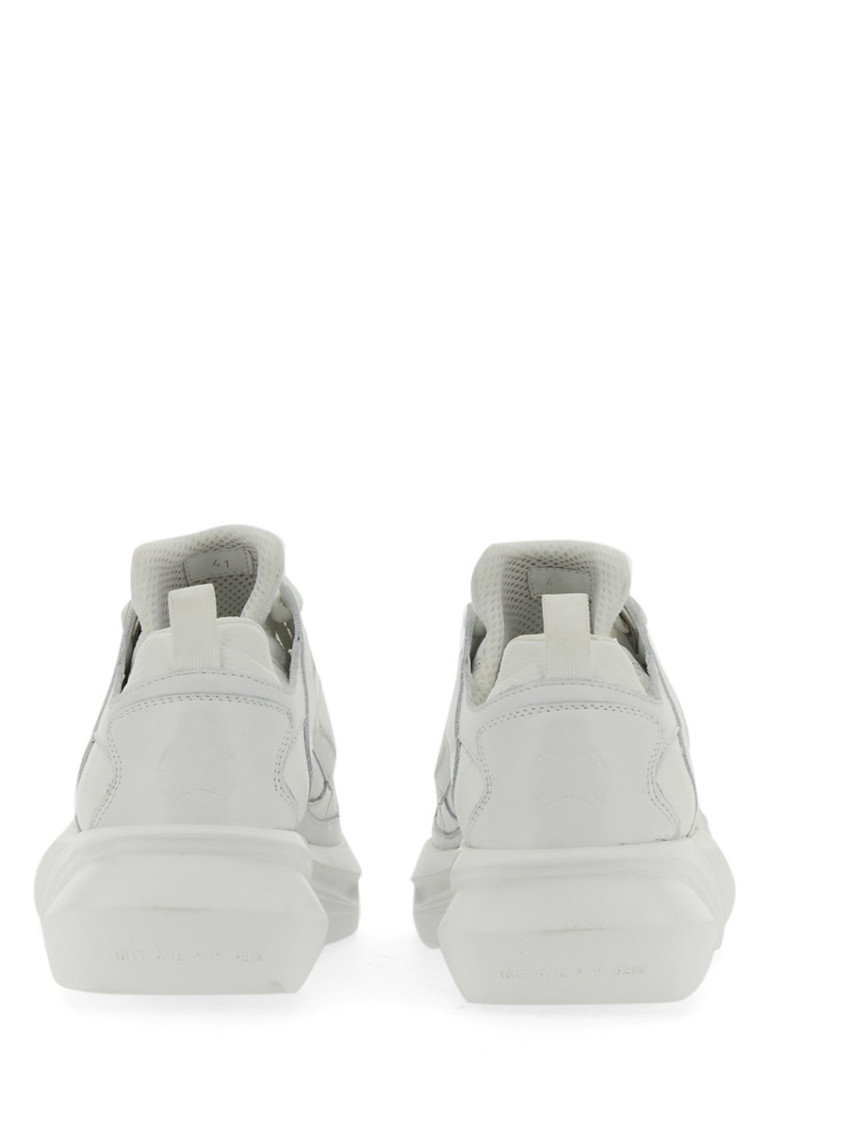 White Lace Up Sneakers