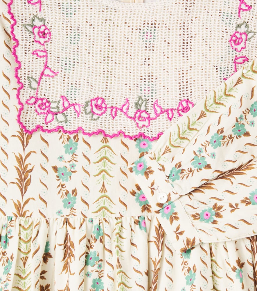 Eliza embroidered cotton dress