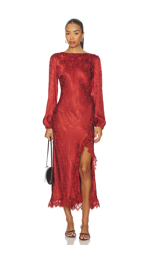 ASTR the Label Ilaria Dress in Rust. XL. Also in XS, S