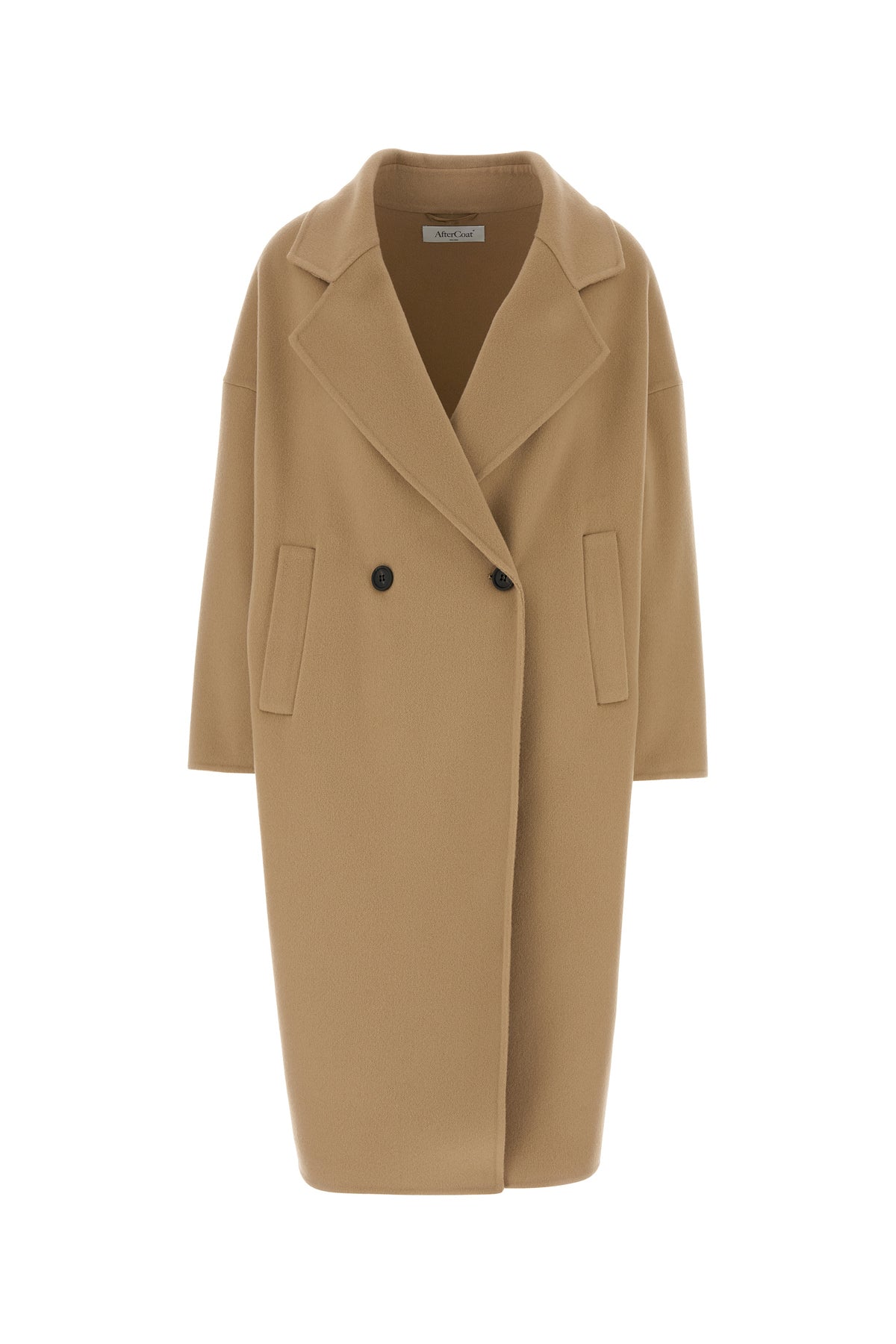 AFTERCOAT Camel wool blend coat
