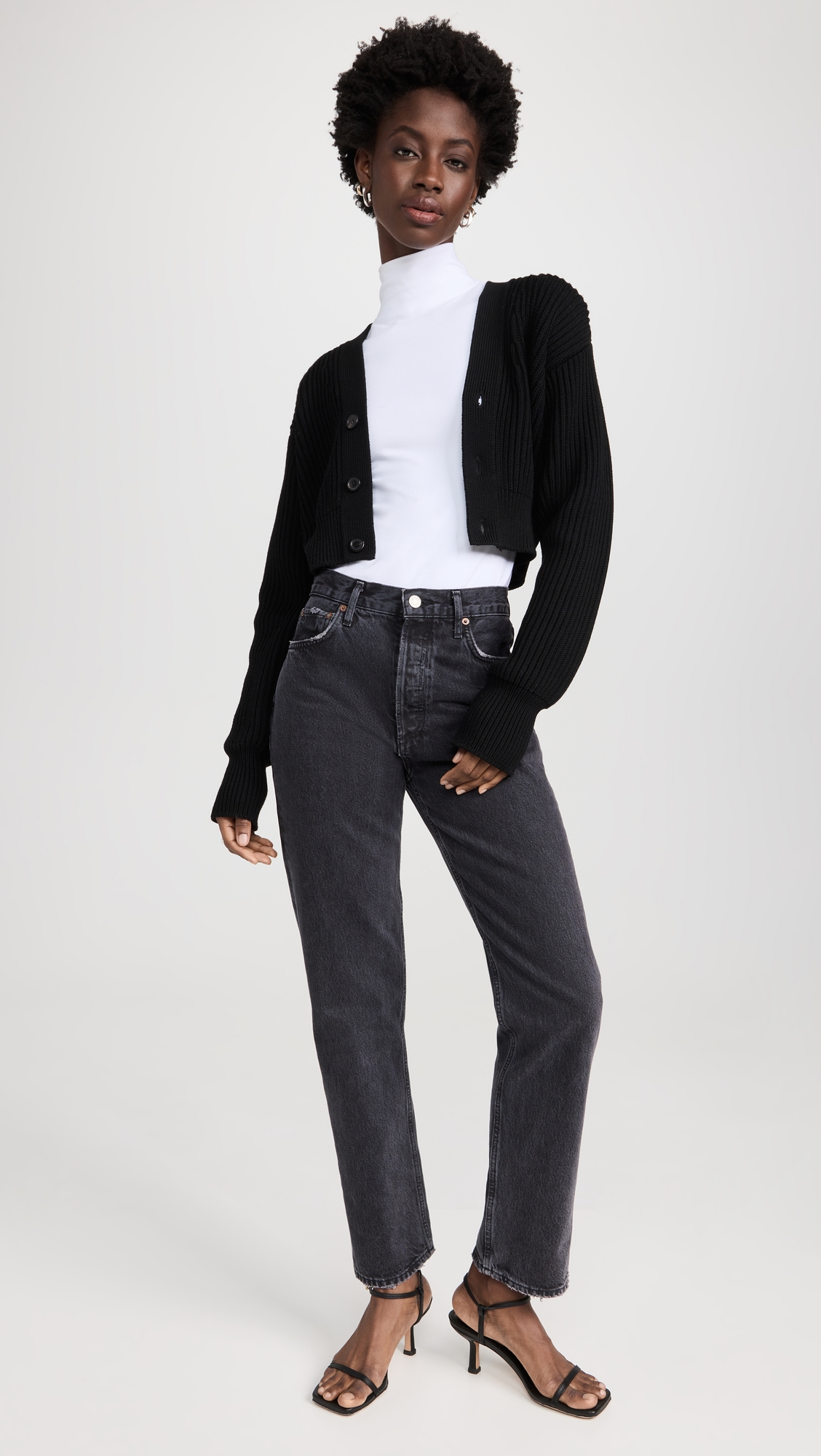 Power Player Turtleneck Thong Bodysuit White