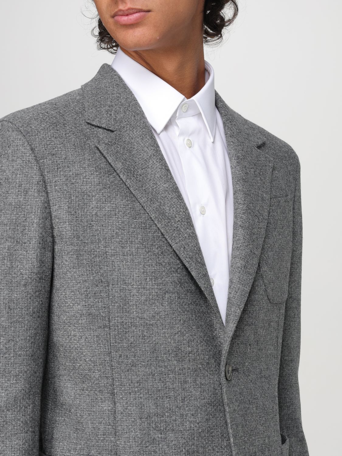 Blazer Men color Grey