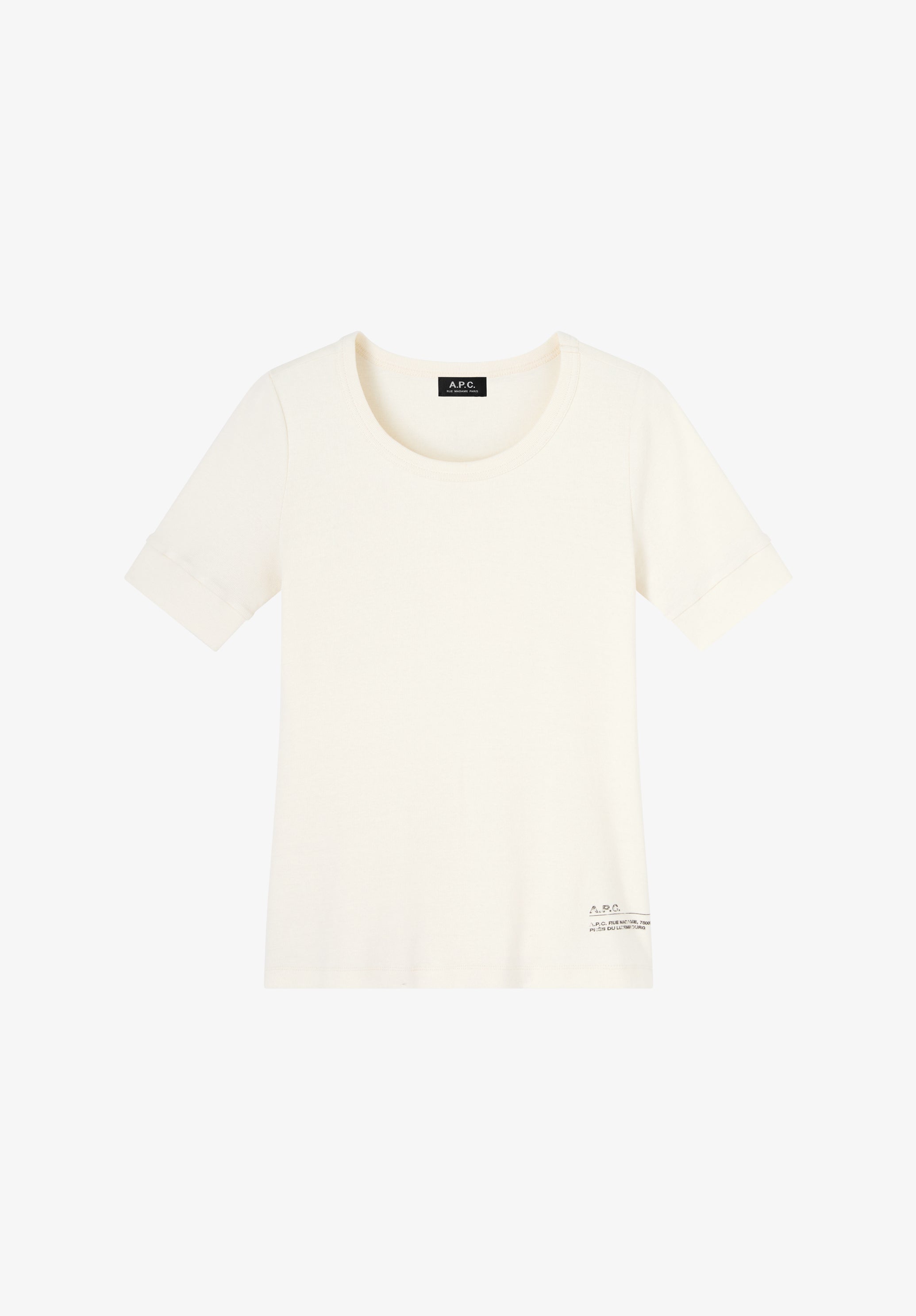A. P.C. Women's Liza T-shirt Size: Large in Beige