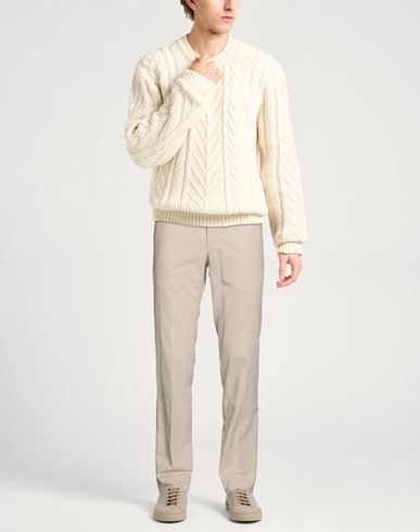 Man Pants Cream Size 36 Cotton