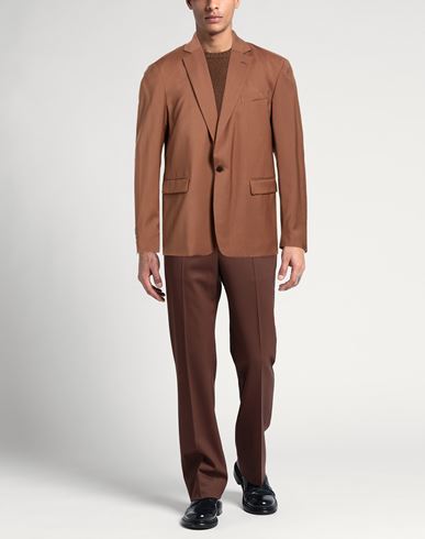 Man Blazer Brown Size 42 Virgin Wool