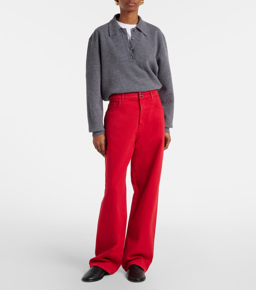 Róhe Mid-rise wide-leg jeans