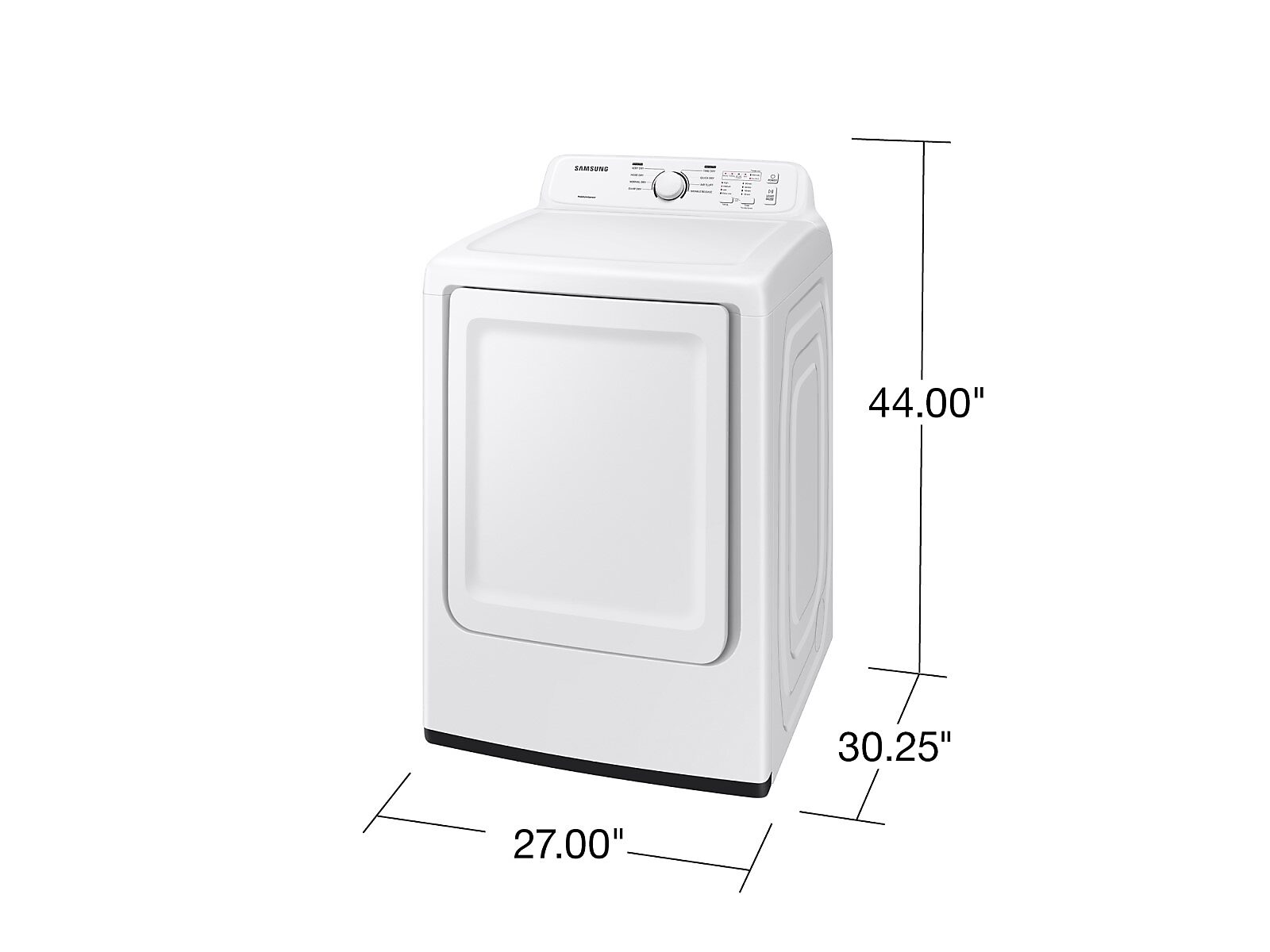 7.2 cu. ft. Gas Dryer with Sensor Dry and 8 Drying Cycles in White(DVG41A3000W/A3)