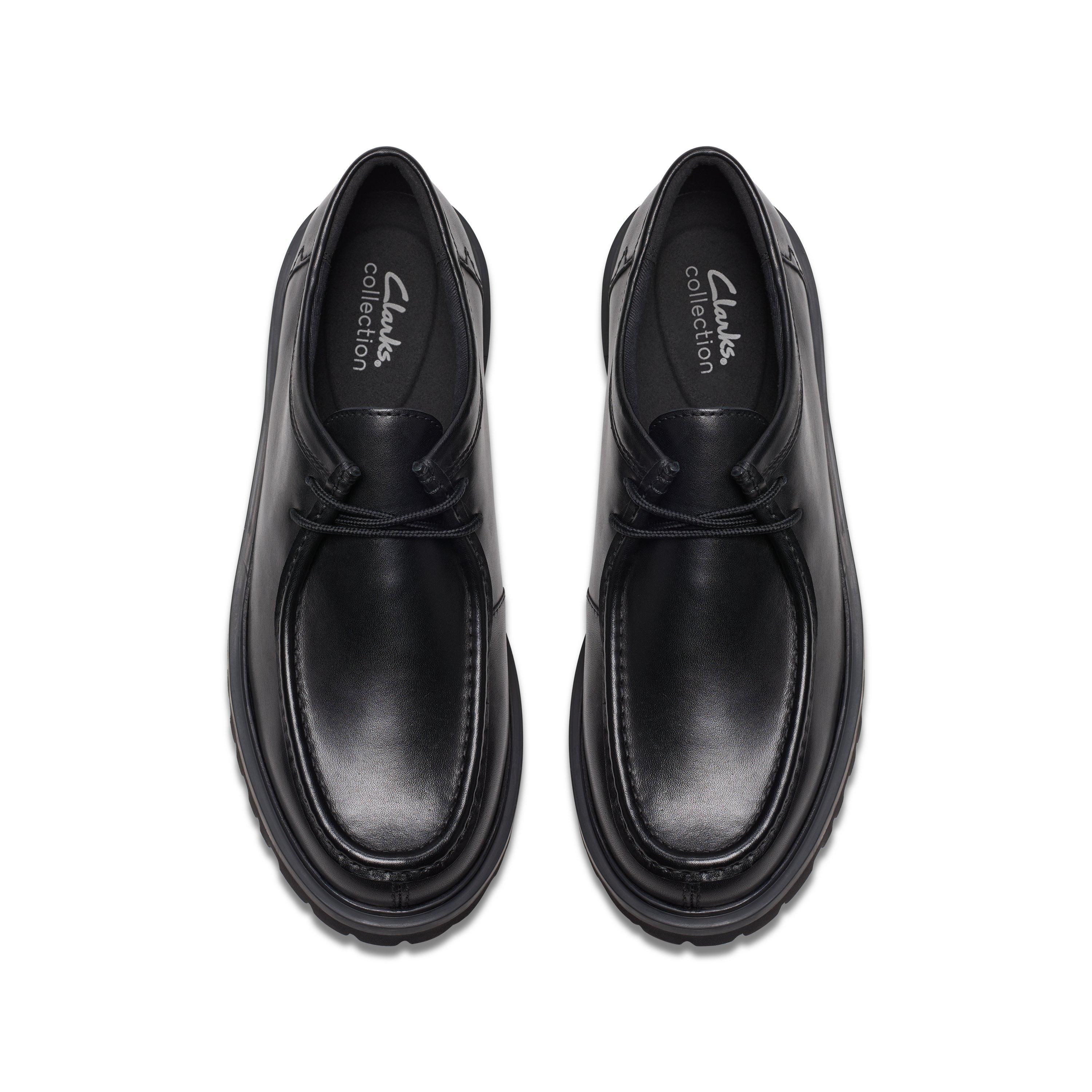 Clarks Men's Berwick Seam Black Leather Lace Up | : 10/Standard Fit