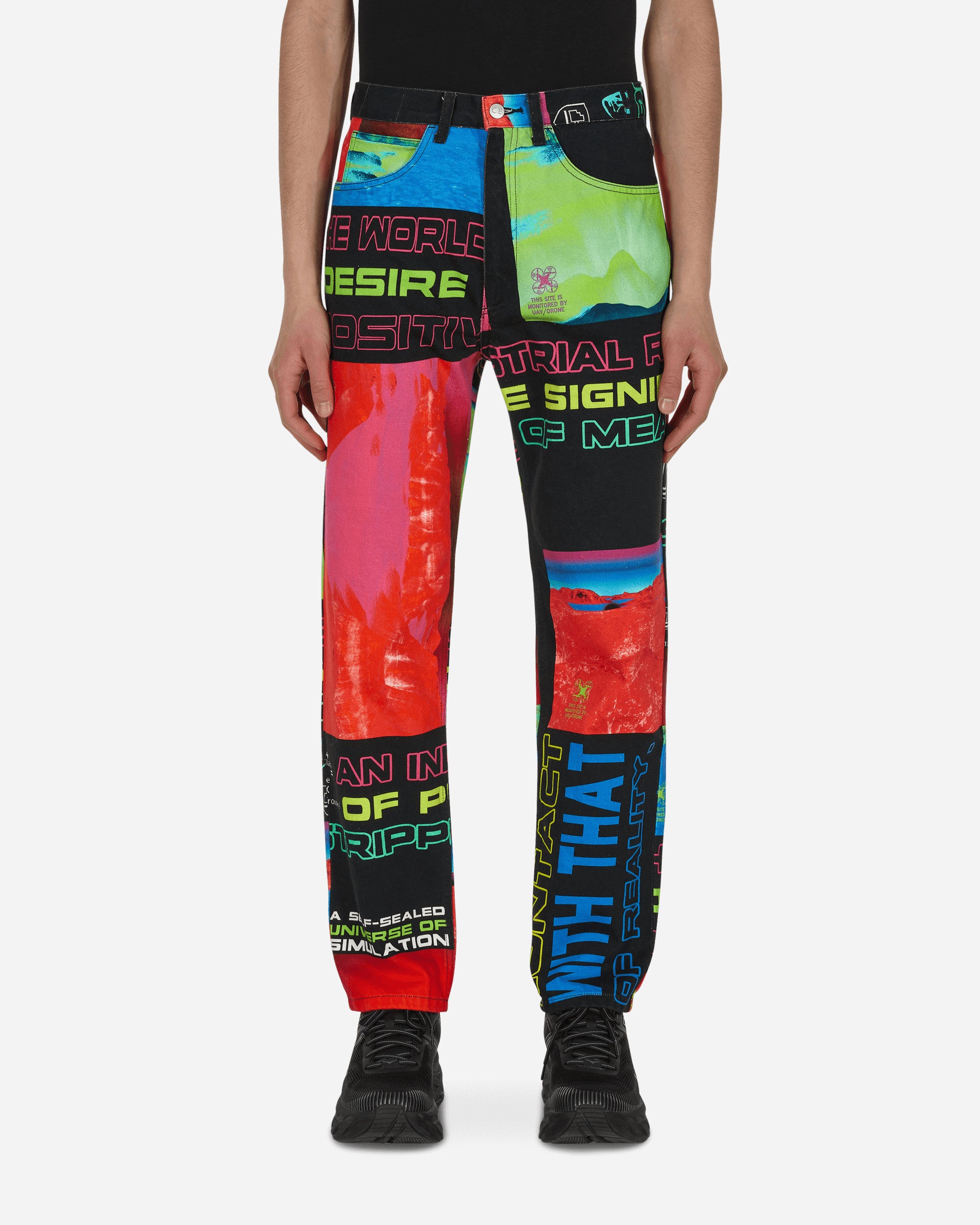 S.O.M 1994 Denim Pants Multicolor