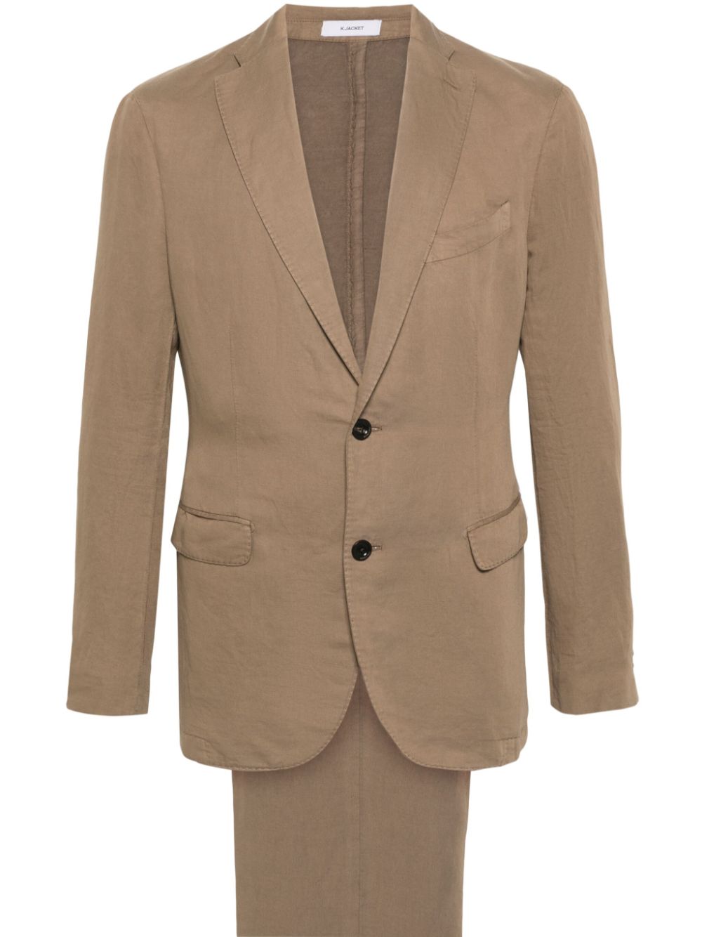 Single-breasted suit - Brown