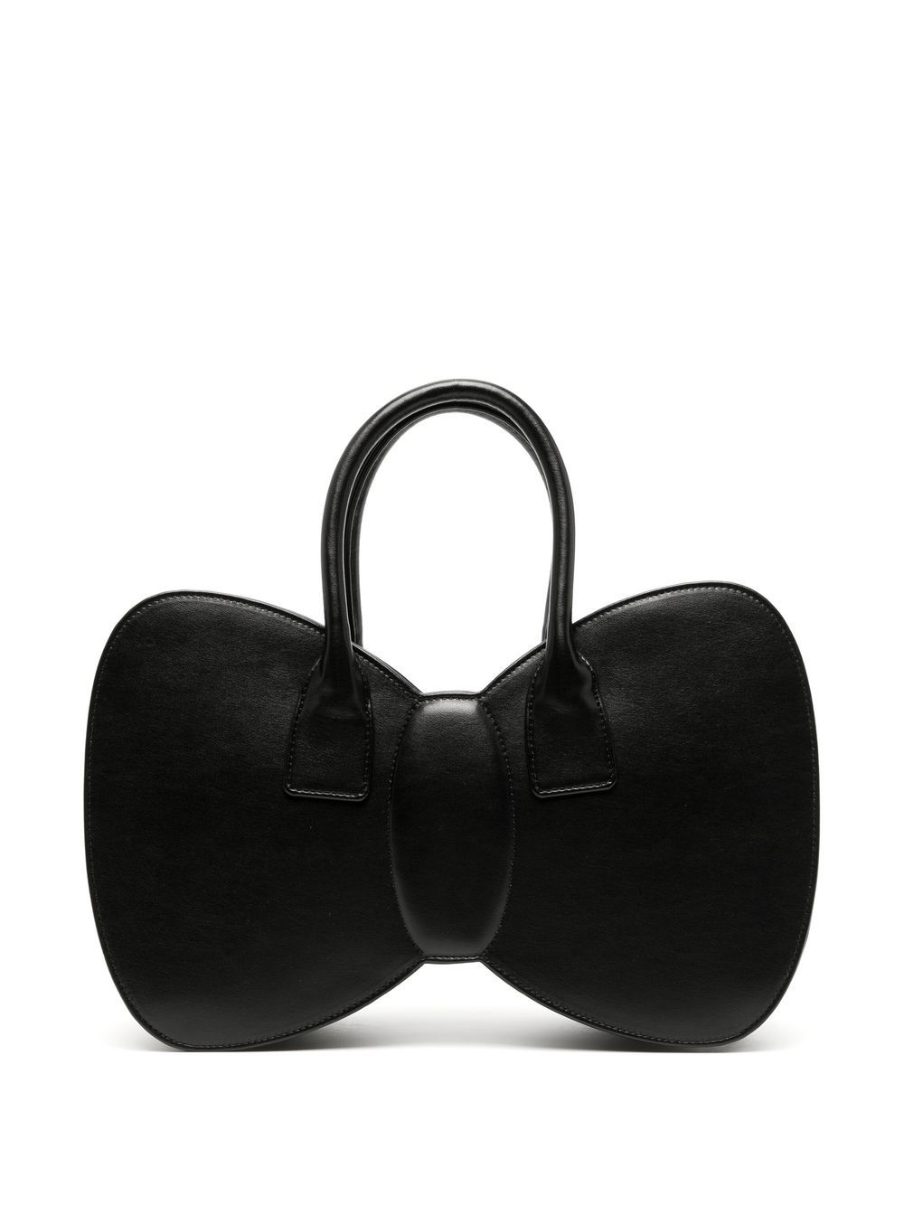 Bow-shape leather bag - Red