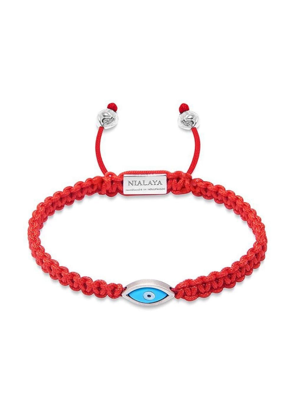 Evil eye-detail string bracelet - Red