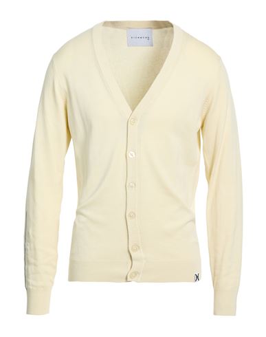 Man Cardigan Ivory Size M Viscose, Nylon