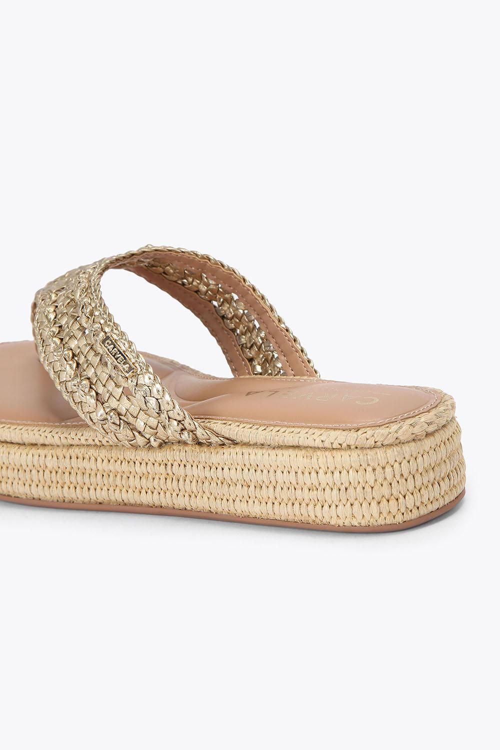 Carvela 'portofino Sandal' Sandals In Gold
