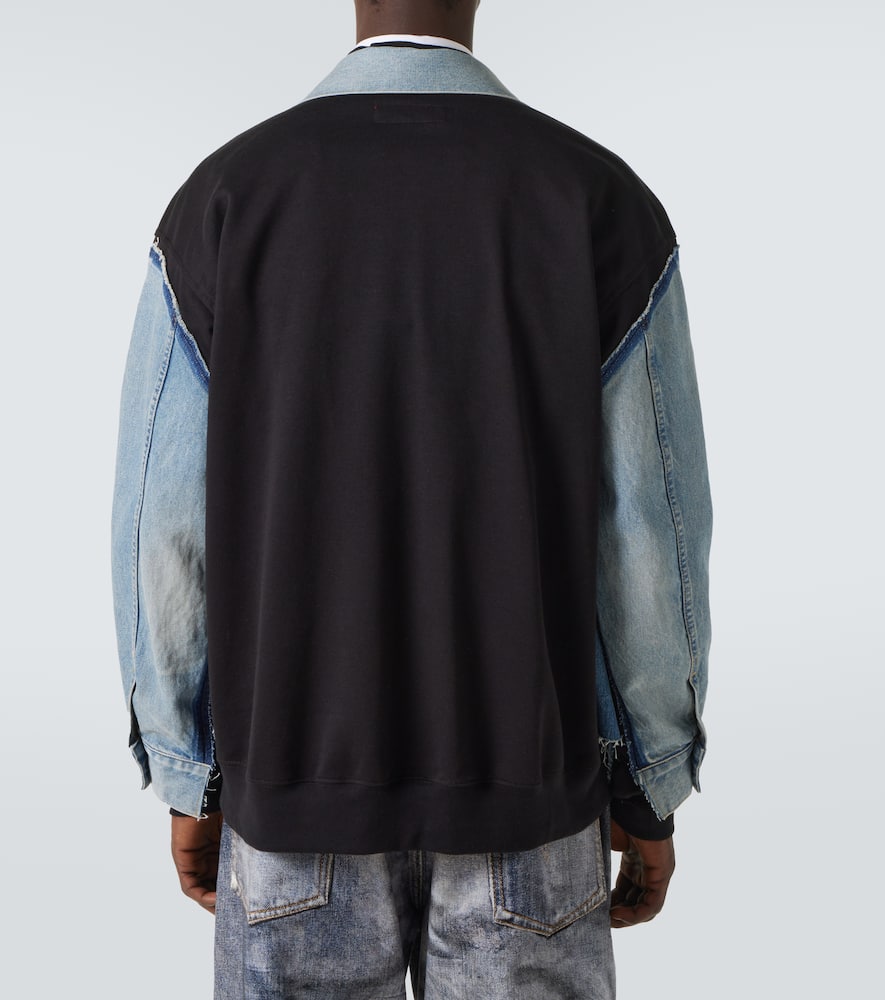 X Levi's jersey and denim jacket