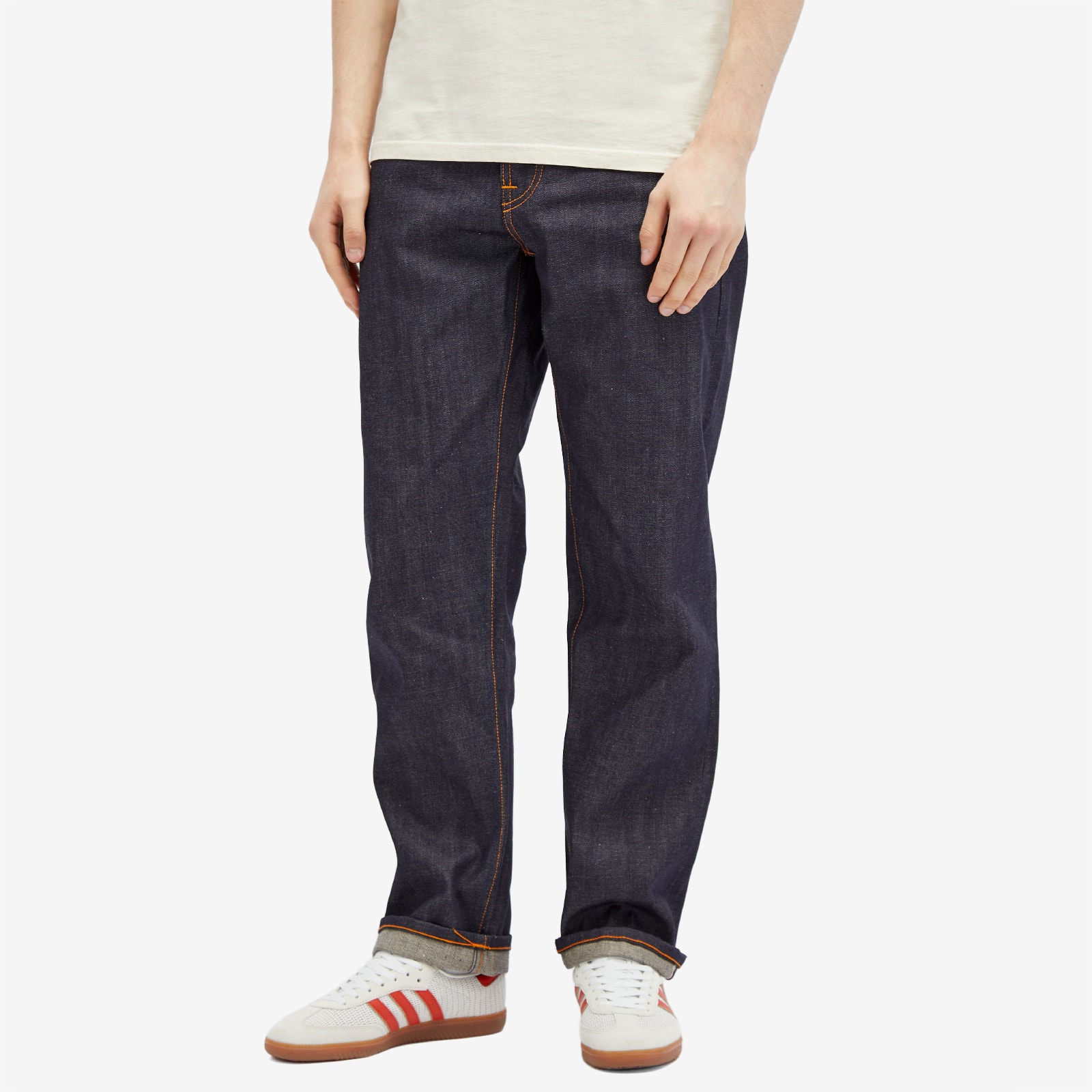 Nudie Jeans Co Men's Nudie Rad Rufus Jeans in Dry Selvage