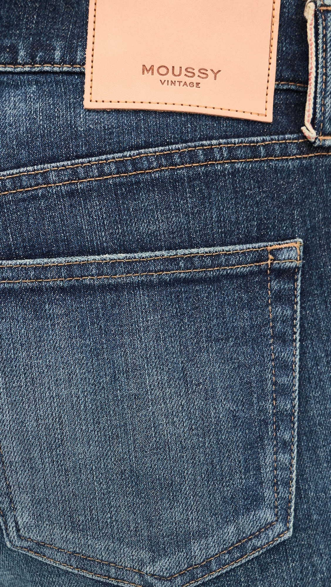 Slim Straight Jeans Dark Blue