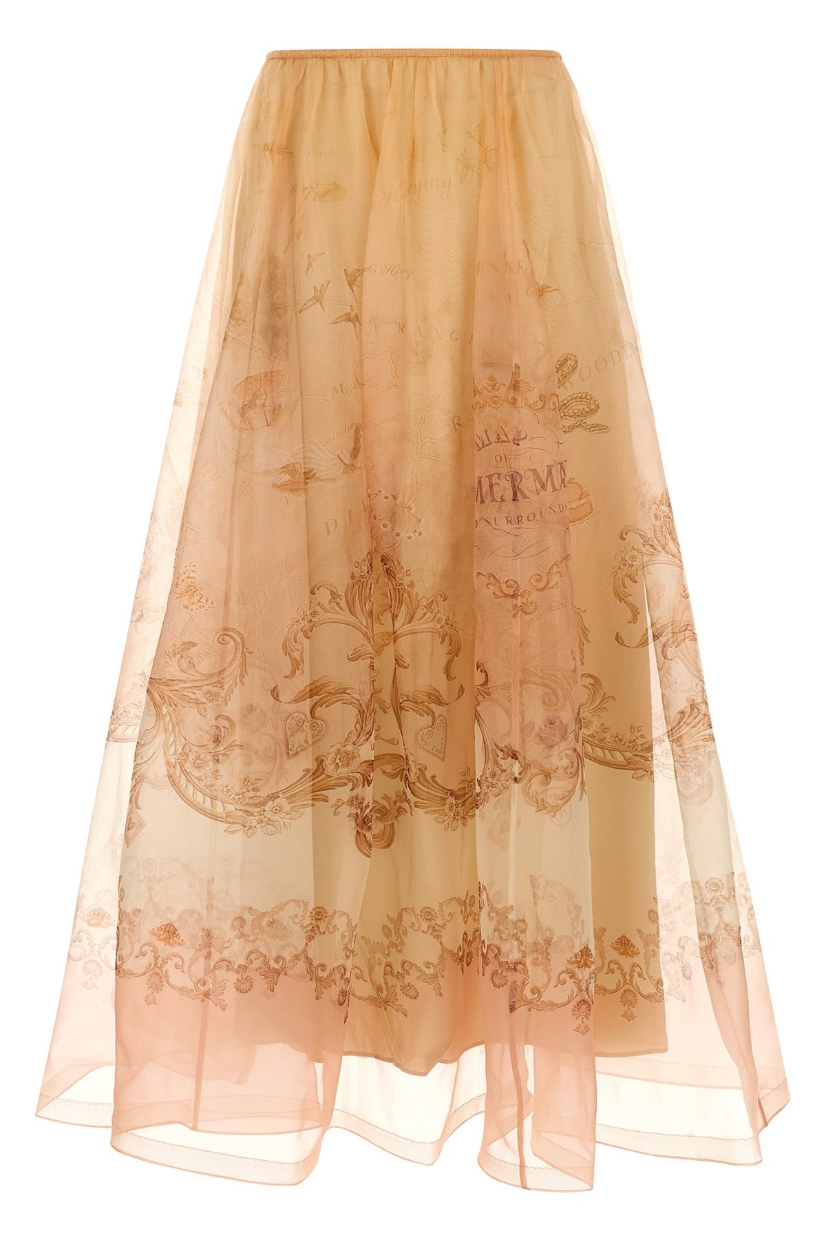 'Hypnotic Organza Maxi' Skirt
