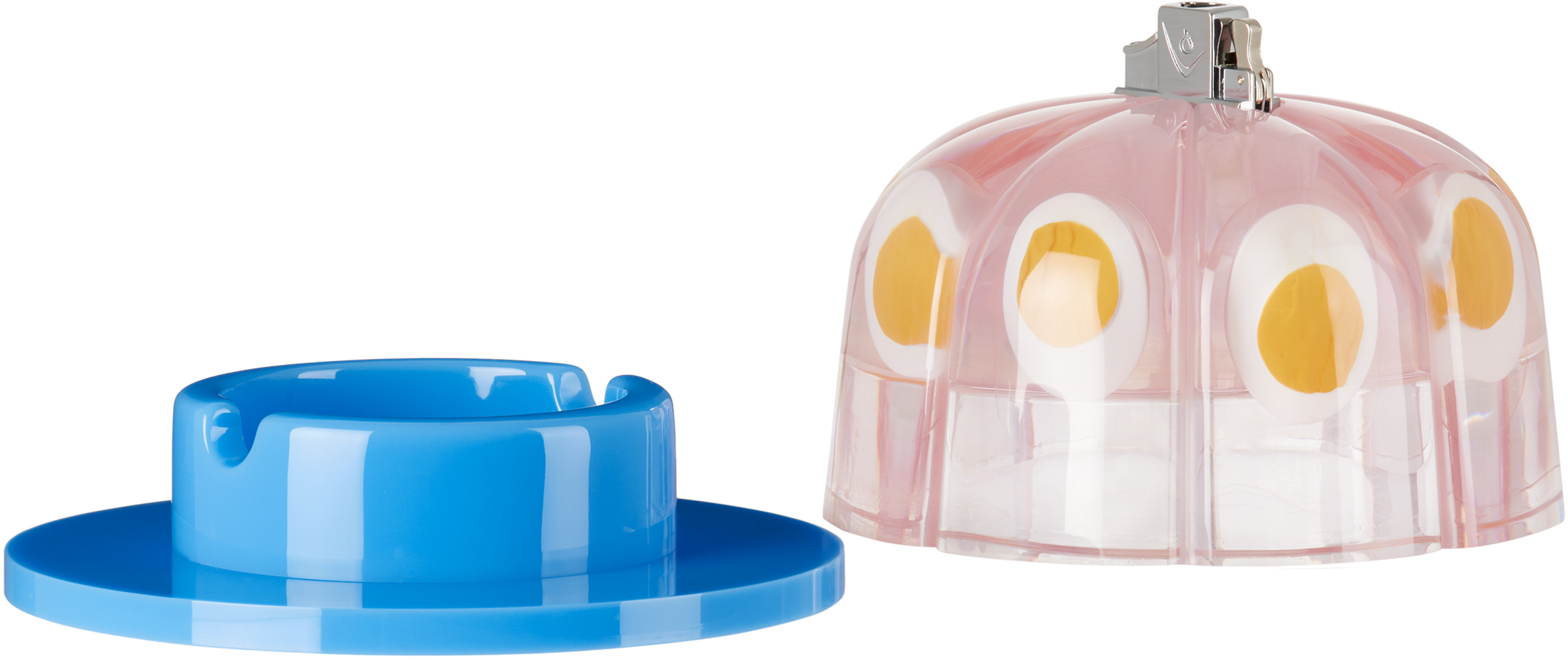 Edie Parker Pink & Blue Jelly Tabletop Lighter