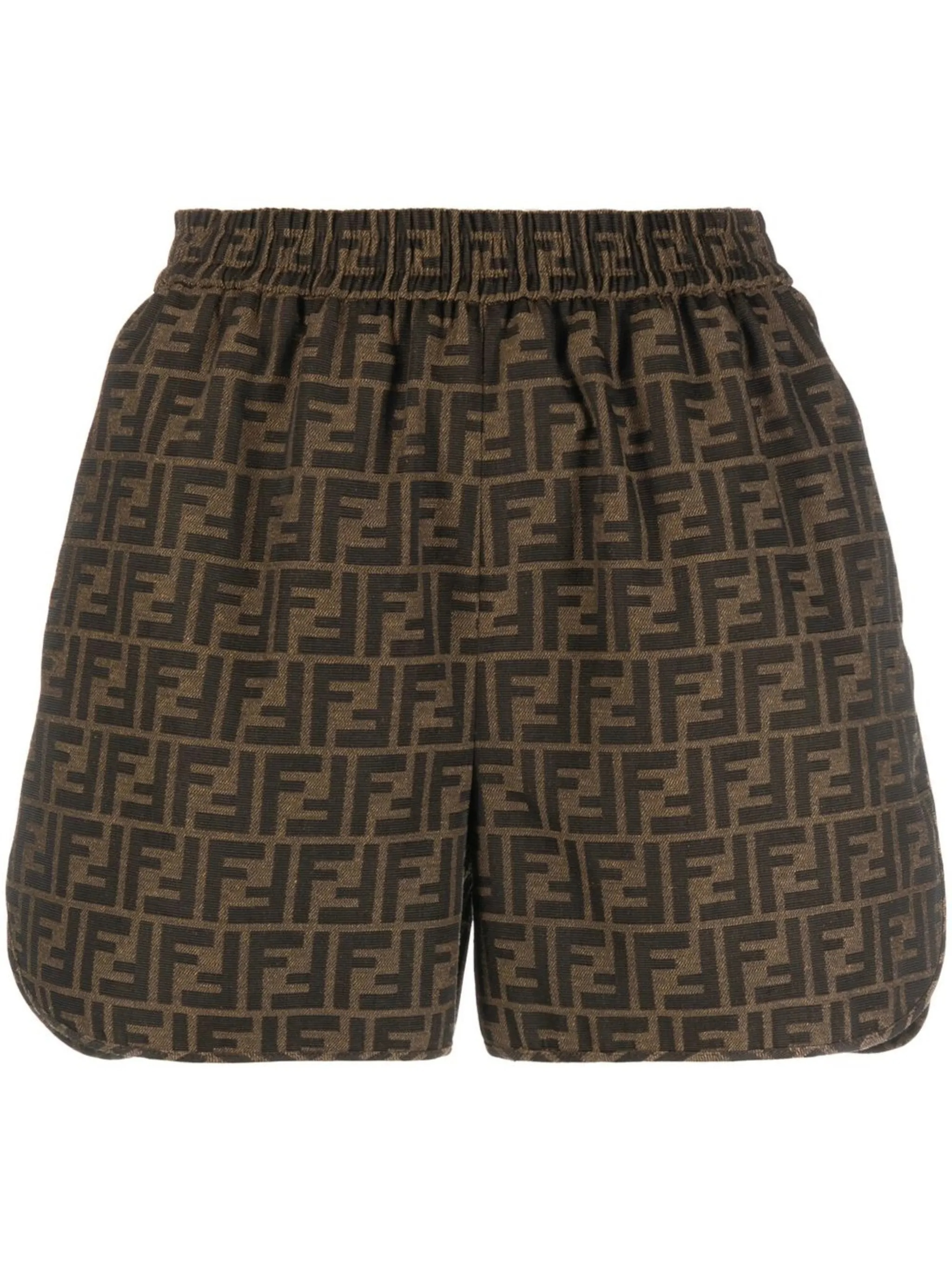 Short Ff Canvas Brown - Women