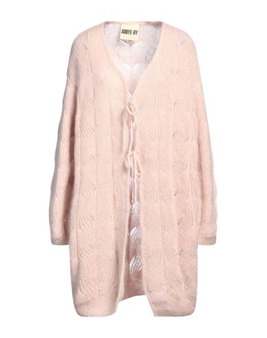 Woman Cardigan Light pink Size S Mohair wool, Polyamide, Wool