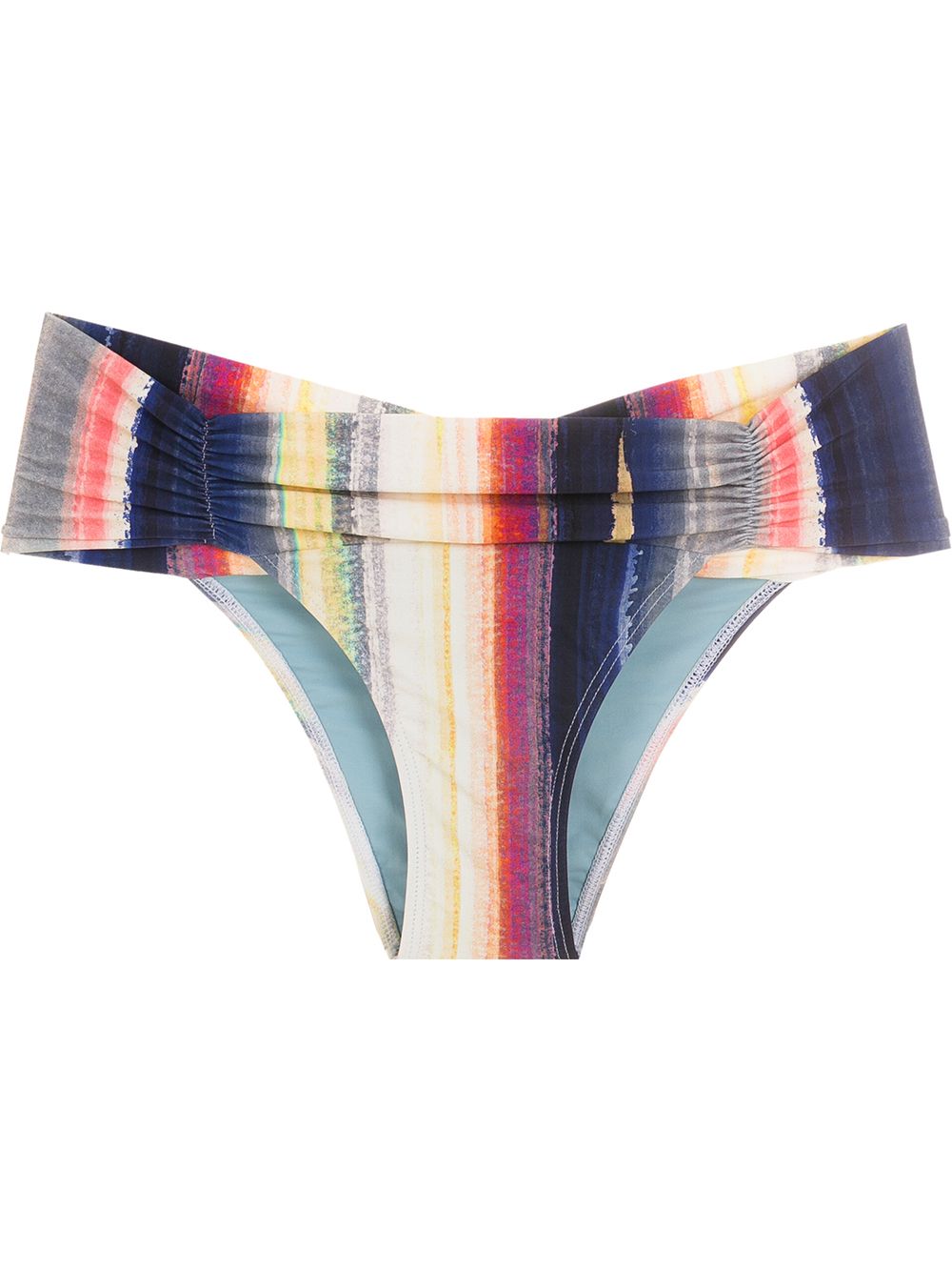 Jasper stripe-print bikini bottoms - Multicolour