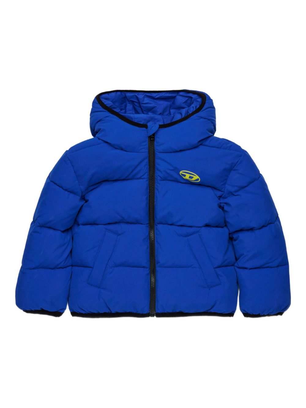 Logo-print jacket - Blue