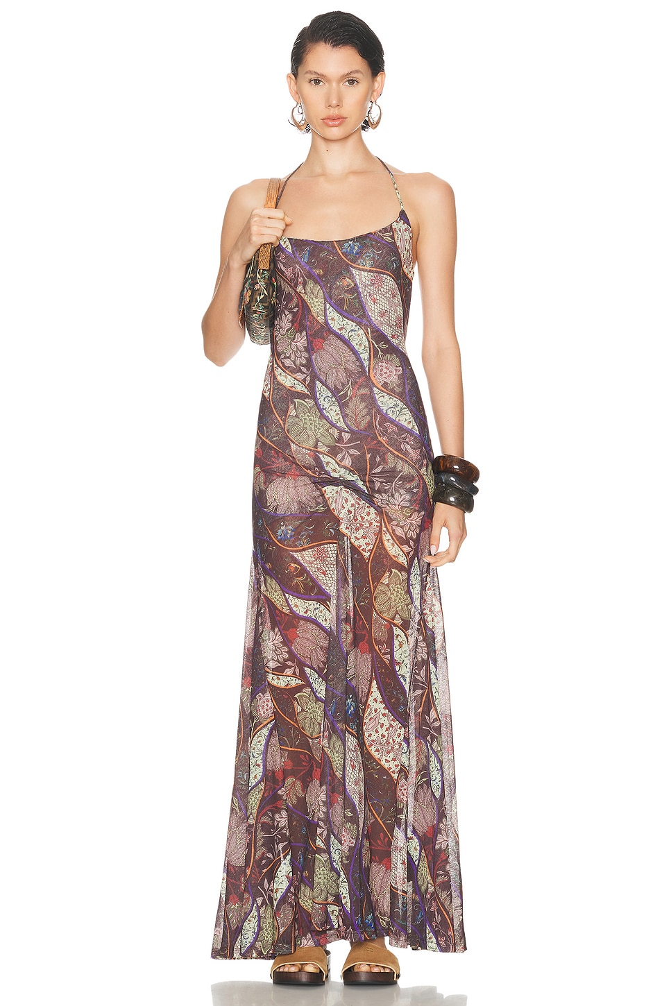 SIEDRES Nensi Dress in Brown. - L also in