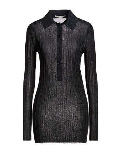Woman Sweater Black Size L Viscose, Polyester, Polyamide, Elastane
