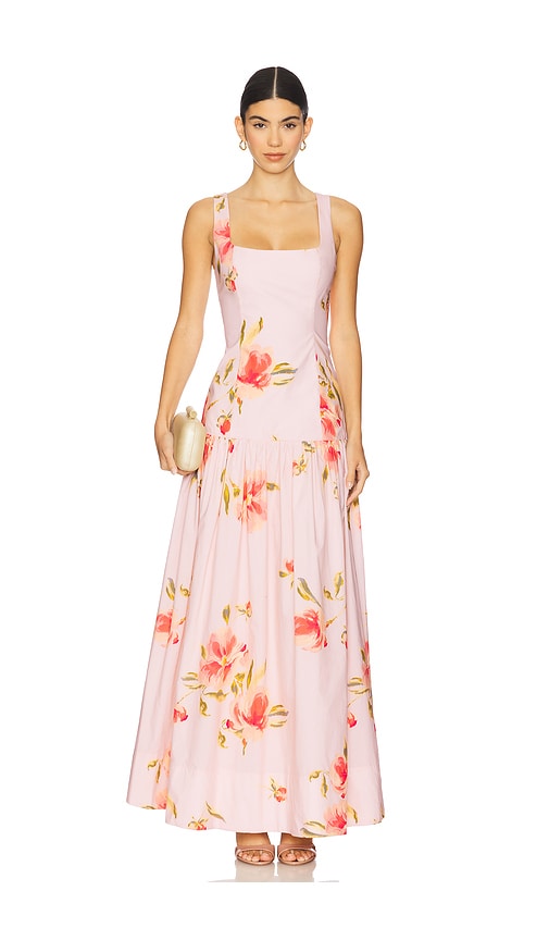 Lovers and Friends ROBE PETAL en Blush.  XS. Also en