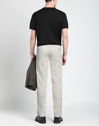 Man Pants Light grey Size 32 Cotton, Elastane