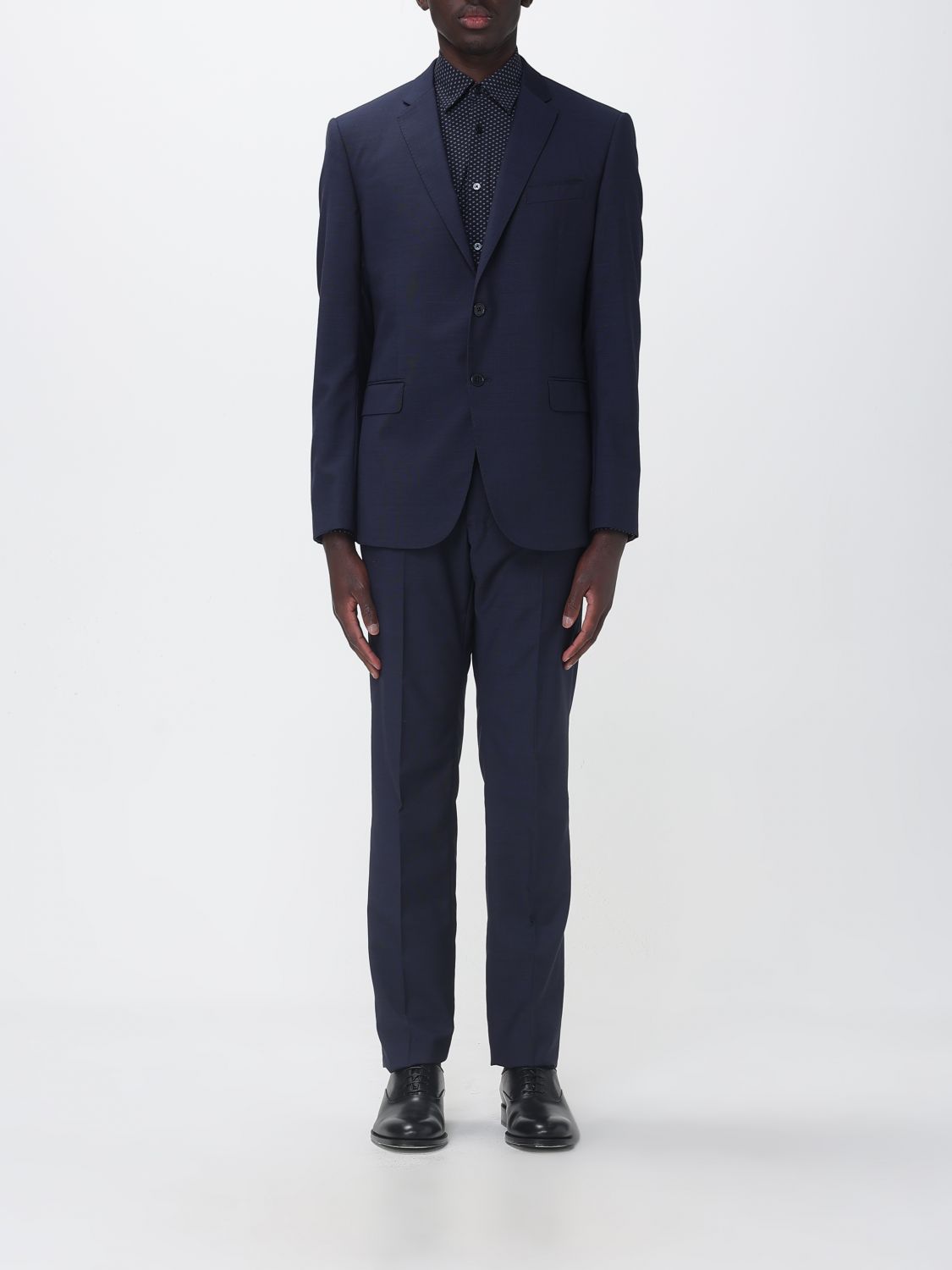 Suit Men color Blue