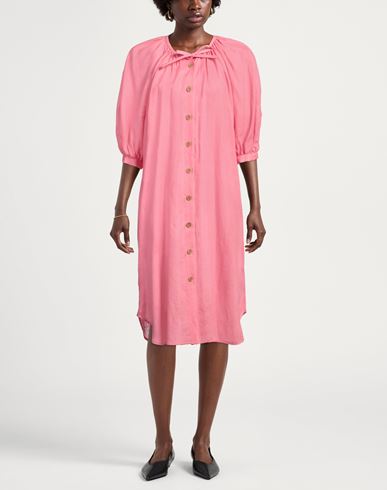 Ballantyne Woman Midi dress Pink Size 4 Linen