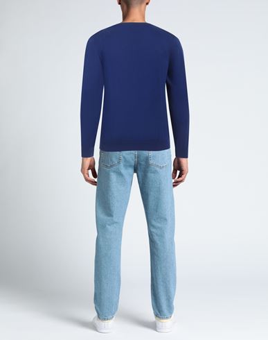 Man Sweater Blue Size XXL Cotton