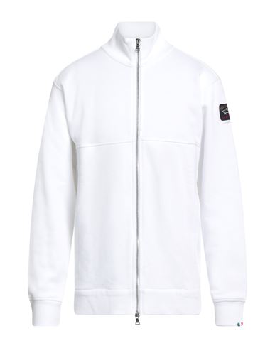 Roberto Mancini Man Sweatshirt White Size S Cotton