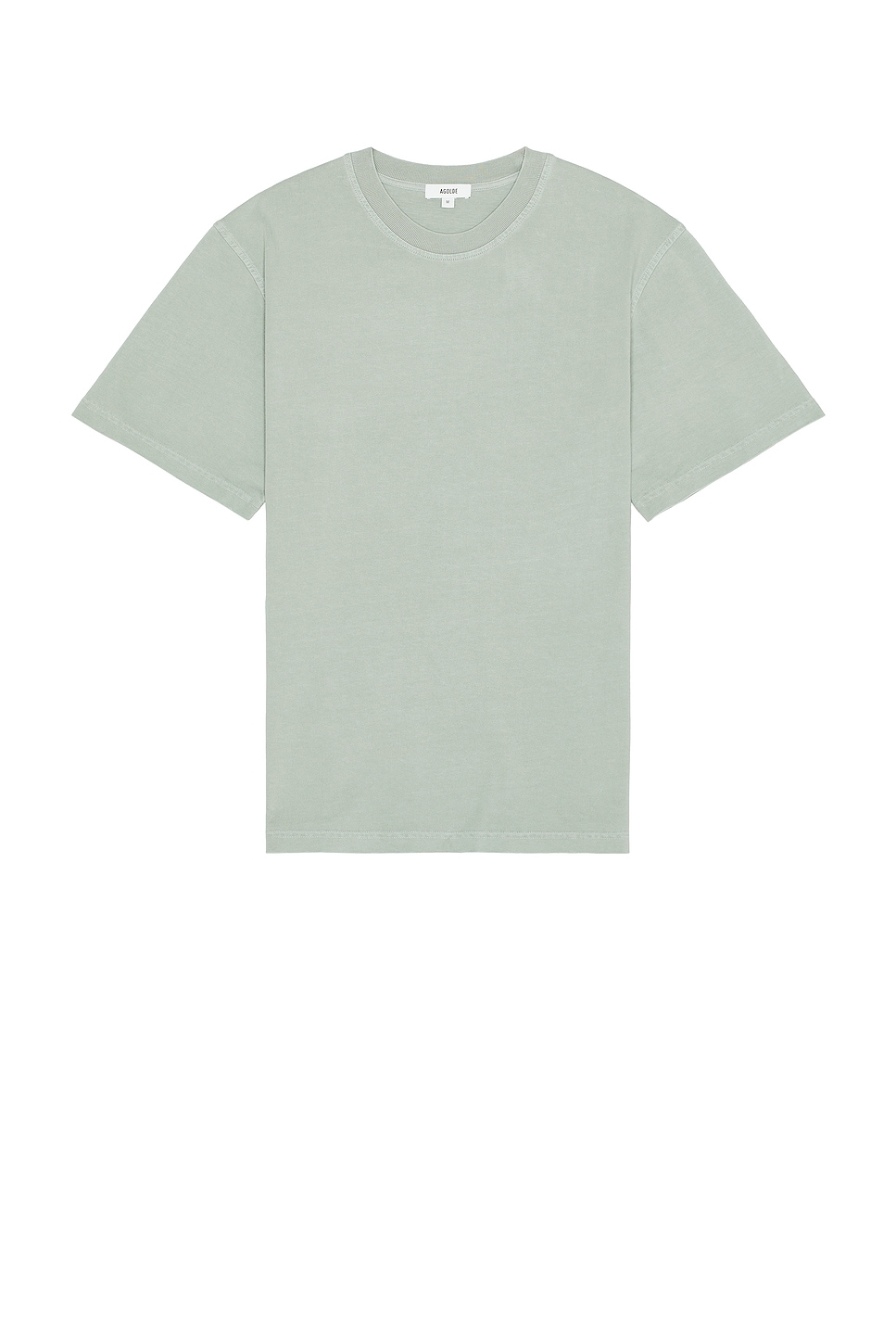 AGOLDE Asha Mock Neck Tee in Patagonia - Green. S also in