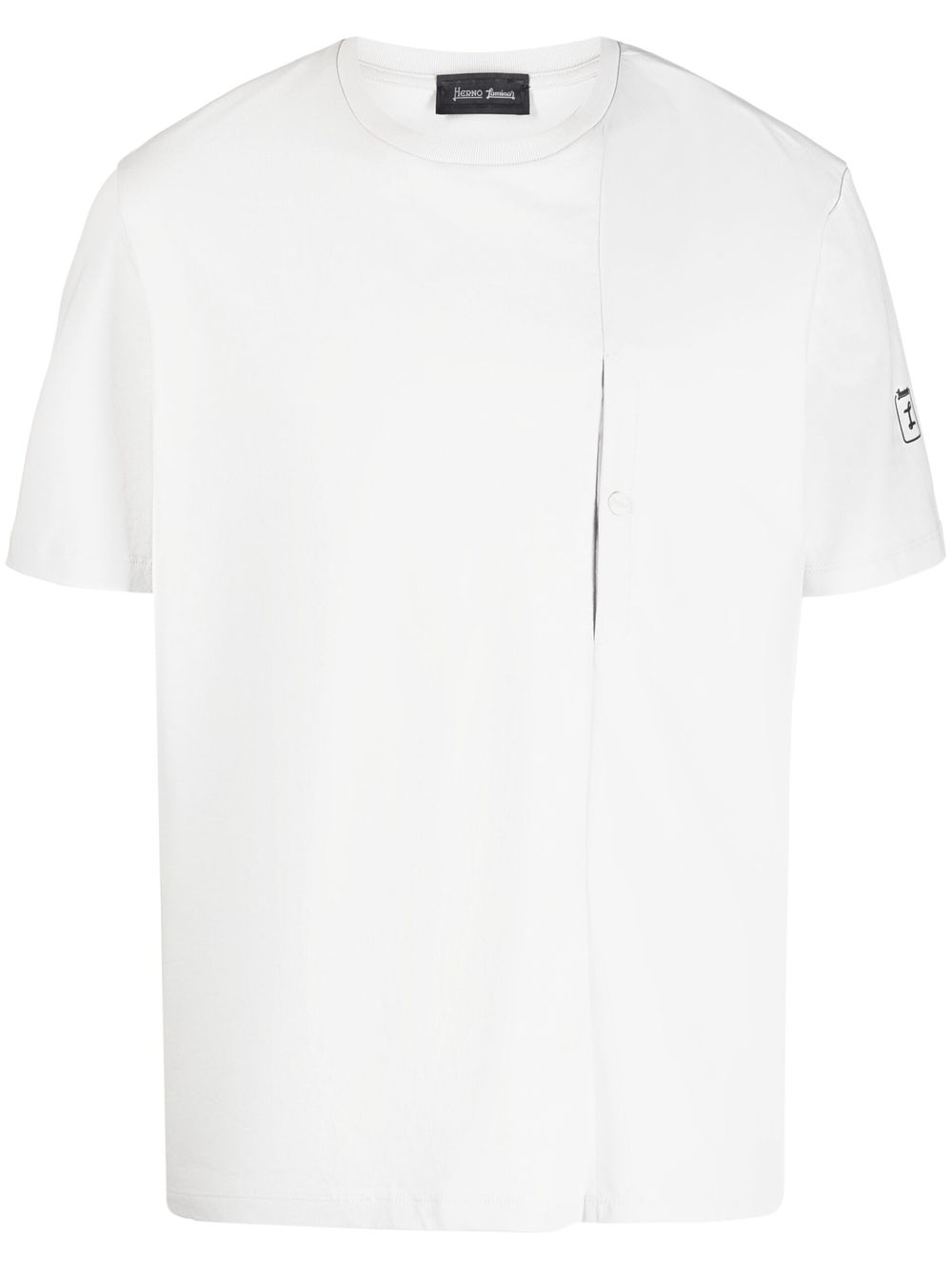 Chest-pocket cotton T-shirt - Grey