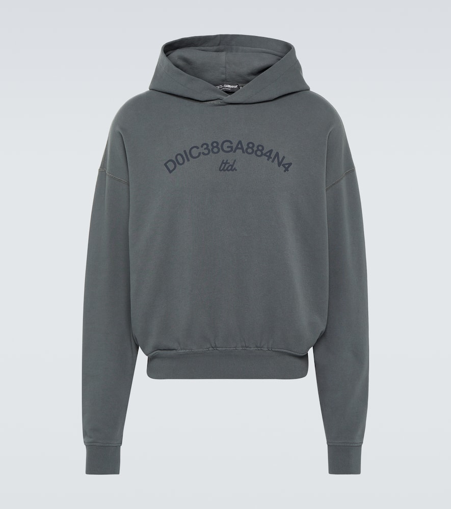 Cotton jersey hoodie