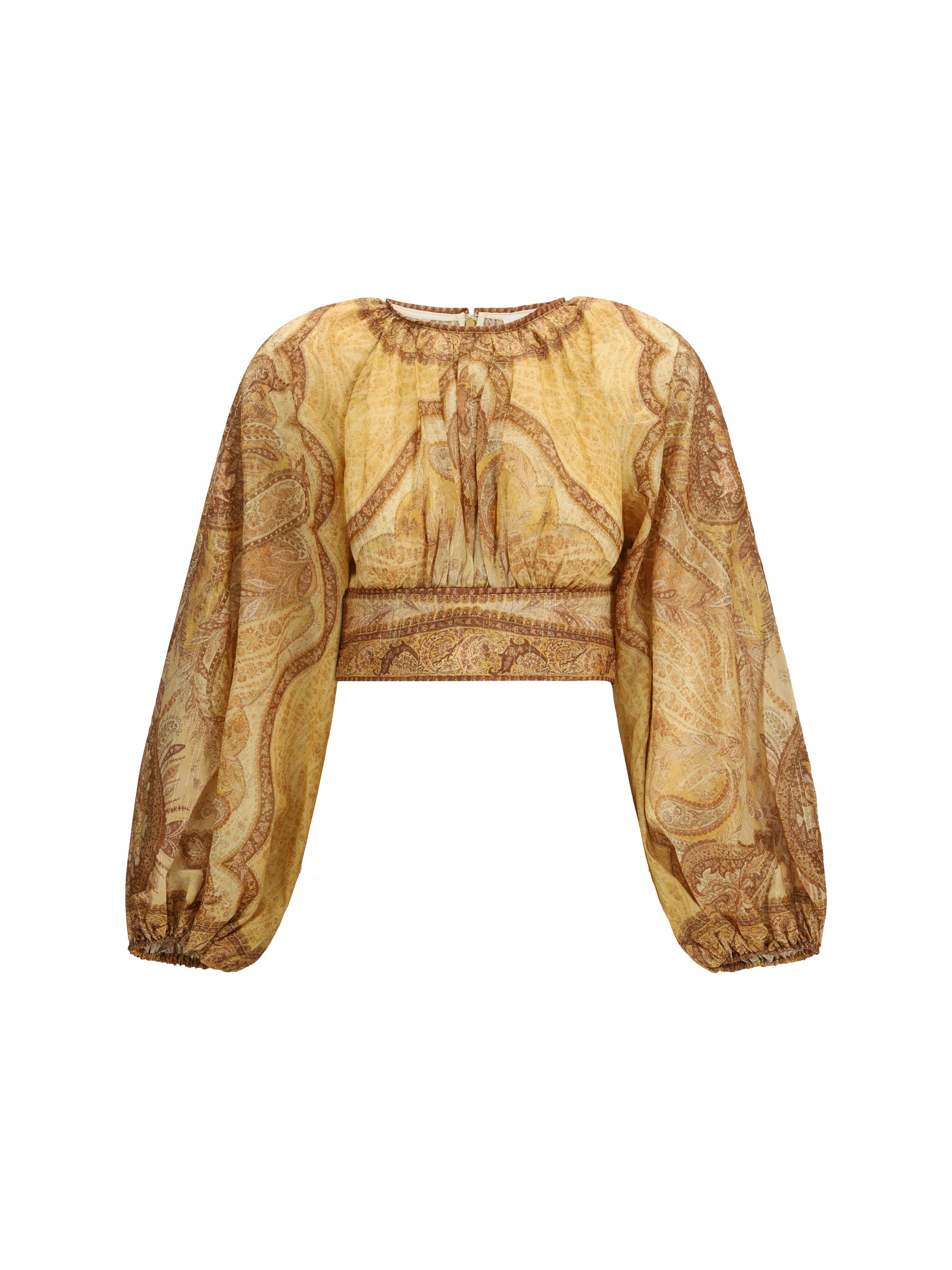Wanderlust Bustier Blouse — Gold