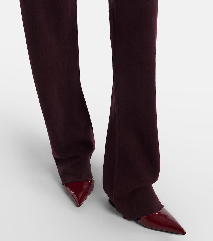 Rush cashmere-blend straight pants